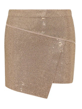 Rhinestone Mini Skirt - Andreadamo | $store$