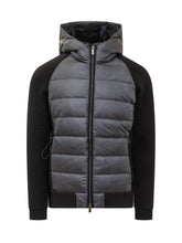 Hood Zip Knitted Down Jacket - EXTRA EXCLUSIVE MAN | $store$