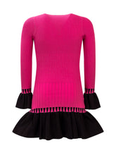 Abito Bicolore con Balze - Bambini | $store$