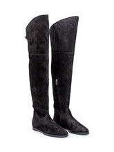 Stefania Boots in Suede Leather - EXTRA EXCLUSIVE WOMAN | $store$