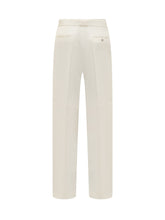 Virgin Wool and Silk Trousers - EXTRA EXCLUSIVE WOMAN | $store$