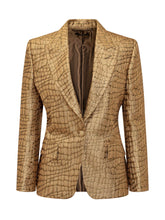 Blazer Walls in Croco Jacquard - Donna | $store$