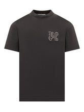 T-Shirt con Monogram Palm Angels - Collezione Streetwear Uomo by LS29 | $store$
