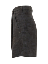 Linen Shorts with Logo - EXTRA EXCLUSIVE MAN | $store$