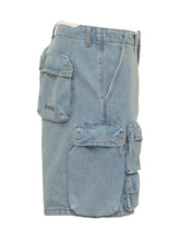 Bermuda Cargo in Jeans - Amish | $store$
