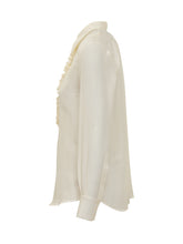 Cotton and Silk Blend Shirt with Ruffles - EXTRA EXCLUSIVE WOMAN | $store$