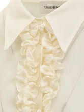 Cotton and Silk Blend Shirt with Ruffles - EXTRA EXCLUSIVE WOMAN | $store$