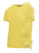 T-Shirt con Piume - Donna | $store$