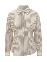 Linen Shirt with Striped Pattern - EXTRA EXCLUSIVE WOMAN | $store$