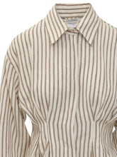Linen Shirt with Striped Pattern - EXTRA EXCLUSIVE WOMAN | $store$