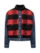Denim Jacket and Check Pattern - Dsquared2 | $store$