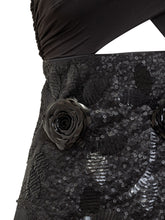 Dress with Floral Decoration - Des Phemmes | $store$