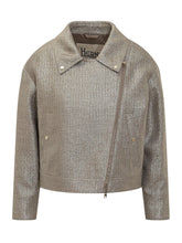 Biker Metallic Boucle Jacket - EXTRA EXCLUSIVE WOMAN | $store$