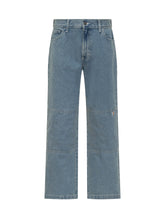 Double Knee Denim Jeans - COLLEZIONE TEAM EC | $store$