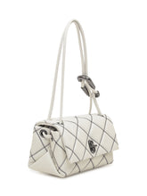 Borsa a Tracolla Doppia in Pelle Trapuntata - Borse A Spalla Donna | $store$