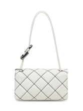 Borsa a Tracolla Doppia in Pelle Trapuntata - Borse A Spalla Donna | $store$