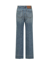 Victoria Beckham Wide Leg Jeans in Vintage Denim - COLLEZIONE TEAM EC | $store$