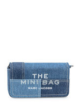Borsa Marc Jacobs The Mini Bag in Denim Patchwork - Borse A Mano Donna | $store$