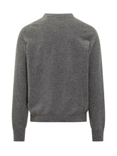 Maglione Grigio con Logo Dolce & Gabbana - Abbigliamento Uomo | $store$