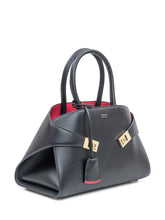 Ferragamo Borsa Hug Th in Pelle Nera - Borse A Mano Donna | $store$