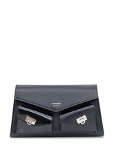 Borsa nera Ferragamo in pelle con tasche - Borse A Spalla Donna | $store$