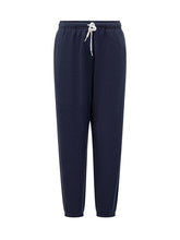 Polo Ralph Lauren Blue Cotton Jogger Pants - COLLEZIONE TEAM EC | $store$