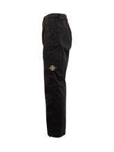 Stone Island Black Cotton Cargo Pants - COLLEZIONE TEAM EC | $store$