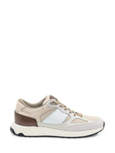 Tod s Beige Leather and Fabric Sneakers - COLLEZIONE TEAM EC | $store$
