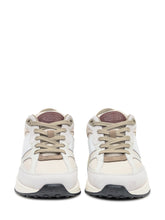 Tod s Beige Leather and Fabric Sneakers - COLLEZIONE TEAM EC | $store$