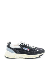 Sneakers Autry Hyperway Low in Pelle e Mesh Nere - Autry | $store$