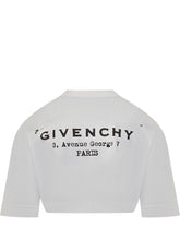 Givenchy T-shirt Bianca Cropped - Abbigliamento Donna | $store$
