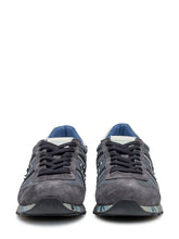 Premiata Lander Sneakers in Suede and Blue Fabric - COLLEZIONE TEAM EC | $store$