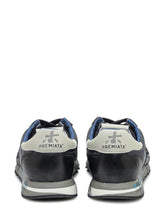 Premiata Lander Sneakers in Suede and Blue Fabric - COLLEZIONE TEAM EC | $store$