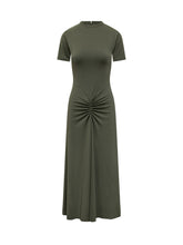 Victoria Beckham green dress with ruching - COLLEZIONE TEAM EC | $store$
