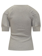 Maglia Victoria Beckham grigia in cotone - Abbigliamento Donna | $store$