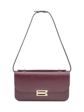 Victoria Beckham Midi Dorian Pochette in Pelle Bordeaux - Borse Donna | $store$