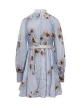 Abito Zimmermann Azzurro con Stampa e Cintura - Abbigliamento Donna | $store$