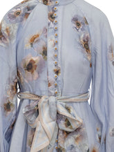 Abito Zimmermann Azzurro con Stampa e Cintura - Abbigliamento Donna | $store$