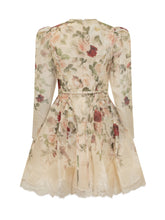 Zimmermann Abito Corto Floreale in Seta - Abbigliamento Donna | $store$