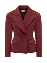 The Andamane double-breasted burgundy blazer - COLLEZIONE TEAM EC | $store$