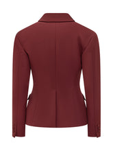 The Andamane double-breasted burgundy blazer - COLLEZIONE TEAM EC | $store$