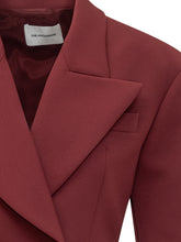 The Andamane double-breasted burgundy blazer - COLLEZIONE TEAM EC | $store$