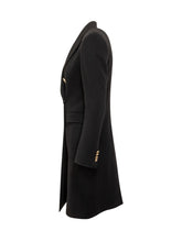 Tagliatore Cappotto Nero Doppiopetto con Bottoni Oro - Abbigliamento Donna | $store$