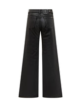 Jeans Neri a Gamba Ampia 7 For All Mankind - 7 For All Mankind | $store$