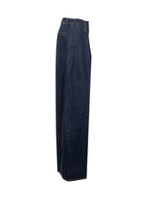 7 For All Mankind Wide-Leg Blue Denim Jeans - 7 For All Mankind | $store$