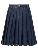 Gonna a Pieghe in Denim 7 For All Mankind - 7 For All Mankind | $store$