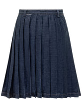 Gonna a Pieghe in Denim 7 For All Mankind - 7 For All Mankind | $store$