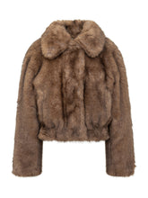 Stand Studio Giacca in Eco Pelliccia Marrone - Abbigliamento Donna | $store$