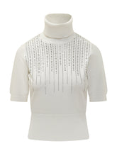 Seventy 19.70 Ivory Turtleneck with Rhinestones - COLLEZIONE TEAM EC | $store$