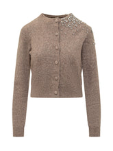 Seventy 19.70 Camel Cardigan with Jewel Embellishments - COLLEZIONE TEAM EC | $store$